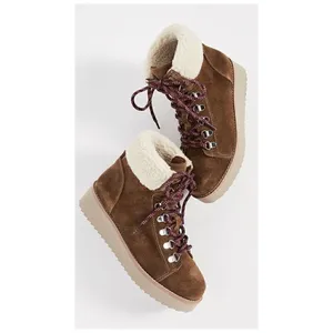 Sam Edelman Franc Lace-up Round-toe Hiker Ankle Boot TOFEE thumbnail 4