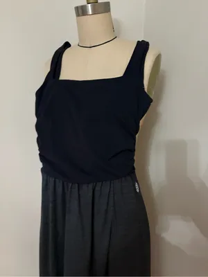 Free People Black Shiny Happy One Piece Size Small thumbnail 6