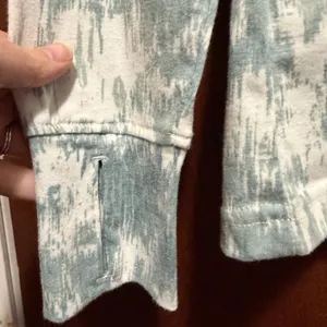 Women's FXR Teal Tie-Dye Hooded Long Sleeve Top thumbnail 6