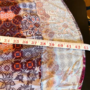 Knox Rose Large Purple Red Boho Patchwork Crochet Lace High Low‎ Dress thumbnail 8