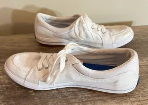 Keds White Canvas Sneakers Tennis Shoes Women’s Size 8.5 DIY Project thumbnail 8