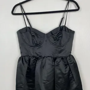 Future Collective Sweetheart Bubble Satin Midi Dress Bustier‎ Elegant Size S thumbnail 3