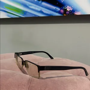 VERSACE MOD.1184 1261 Matte Black Mens Rectangle Half Rim Eyeglasses 53🔲18 140 thumbnail 3