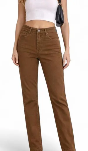 Style&Co Brown denim pants thumbnail 1