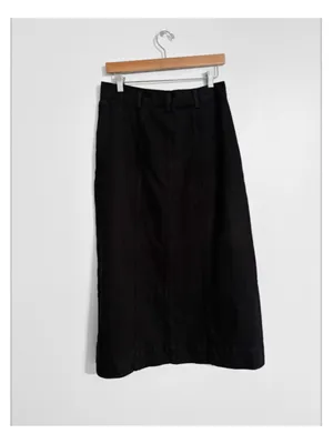 Mara Hoffmann Nikita Organic Cotton Jean Midi Skirt thumbnail 4