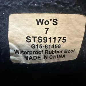 Sperry Duck Boots | Navy Leather Rain Snow Boots, US Women's 7 *No Insoles* thumbnail 4