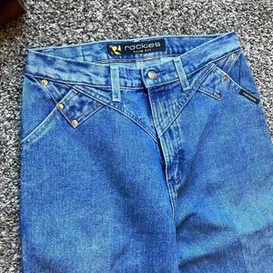 Rockies Riveted Rare Size 12 starched jeans long tall thumbnail 1