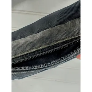 Vintage Coach Crossbody Zip Purse Y2K Bag Small Black Fabric Leather‎ Trim 7409 thumbnail 7