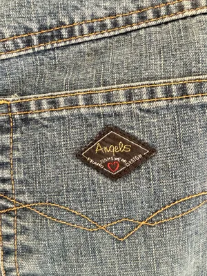 Y2K Knee Length Denim Skirt Blue thumbnail 4