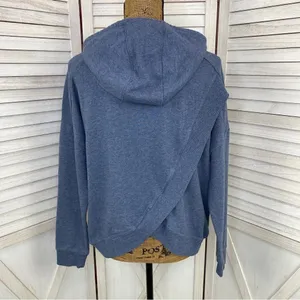 LIV Outdoor Kendall Crossover Back Pullover Hoodie‎ Sweatshirt Blue Large thumbnail 4