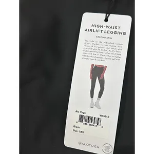 NWT Alo Yoga High-Waist Airlift Legging Black XXS Authentic thumbnail 3