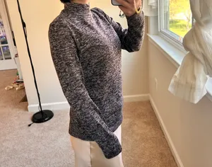 Thermo Turtleneck top. S Brown thumbnail 9