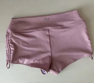 Victoria’s secret PINK mauve baby pink ruched boy short bikini bottoms thumbnail 1