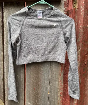 Gymshark Vital Seamless Cropped Long Sleeve thumbnail 1