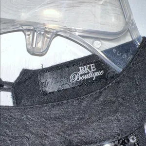 BKE Black Sequin Halter B thumbnail 3