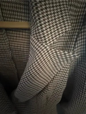 Necessary Objects Brown Houndstooth Tailored Blazer thumbnail 2