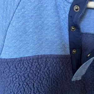Vineyard Vines Dark Blue and Light Blue Fleece Jacket thumbnail 6