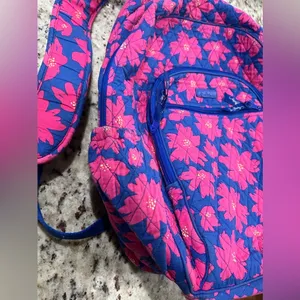 Vera Bradley Women's Signature Cotton Campus Tech Backpack, Art Poppies thumbnail 10