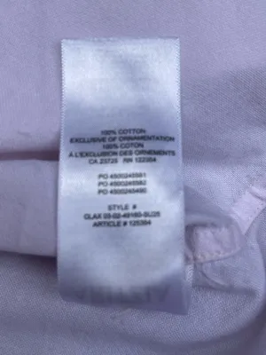 Aritzia TNA Pink Button-Down Shirt in Pink Preppy Classic Capsule Wardrobe Small thumbnail 6