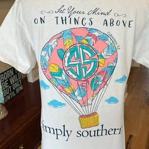 Simply Southern White Cotton Short Sleeve thumbnail 2