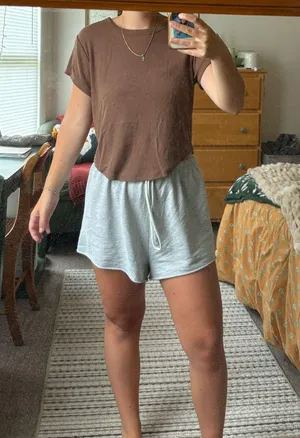 Old navy brown active shirt thumbnail 1