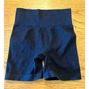 Women’s Black Seamless High-Waisted Shapewear Shorts Moderate Compression thumbnail 1