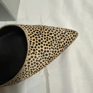 Sole Society Dotted Haircalf Heels Shoes Womens 8 1/2M Pointed Toe Zip In Box thumbnail 9