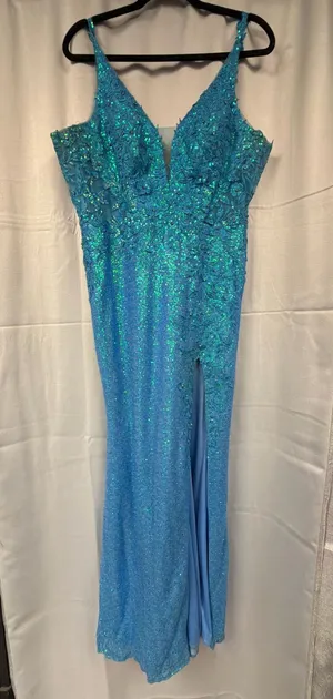 Ellie Wilde Mon Cheri Prom Dress, Sz 10 thumbnail 1