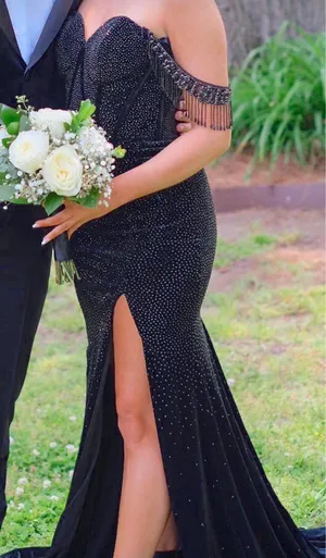Prom Dress Sherri Hill Black thumbnail 1