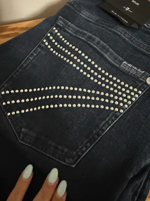 7 For All Mankind Jeans Bootcut Dark Wash thumbnail 3