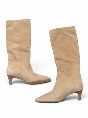 Favorite Daughter Lena Knee High Boot in Shortbread Beige, Size 9, NEW w/o Box thumbnail 9
