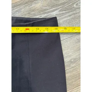 Anthropologie High Rise Skinny Pants Black Stretch Minimalist Size 8 thumbnail 3