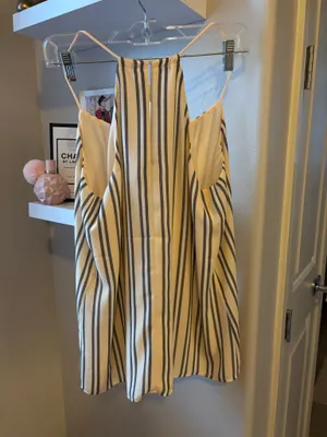 Express Yellow Striped Tank top thumbnail 3
