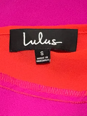 Lulus Seaside Retreat Color Blocking Side Slit Sheer Maxi Beach Cover Size Small thumbnail 11