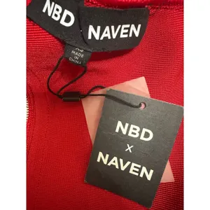 NWT REVOLVE NBD X Naven Body Con Mini Dress Women's Red Size XS X-Small thumbnail 5