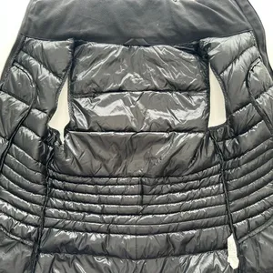 Lululemon Fluffin Awesome Goose Down Vest Shine Black Size 6 Puffer Winter Ski thumbnail 7
