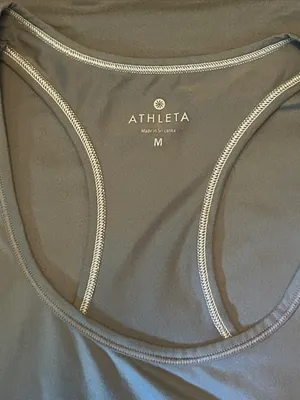 Athleta Chi tank top gray thumbnail 4