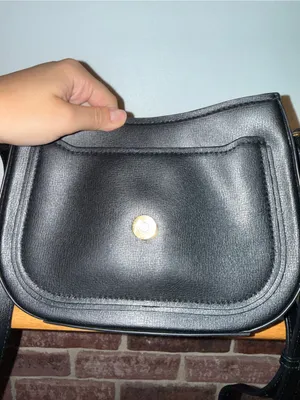 Marc Jacobs Black Leather Saddle Crossbody Bag thumbnail 5