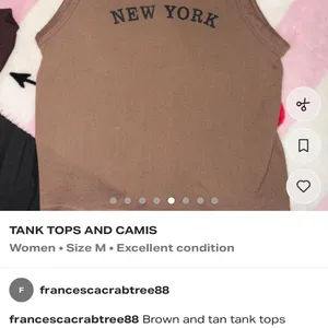 Assorted Brown and Beige Tops Size M thumbnail 5