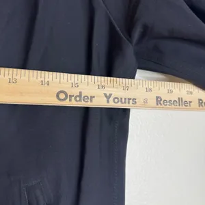 Athleta Women's Moto Jacket Asymmetric Zip Lightweight Black Size M thumbnail 5