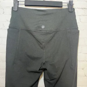 prAna Women Charcoal Heather High Rise Athletic Leggings‎ with Pockets Small thumbnail 4