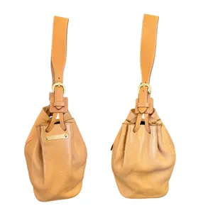 Dooney & Bourke Brown Pebbled Leather Buckle Hobo Shoulder Purse thumbnail 3