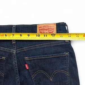 Levi's Classic Bootcut Jeans Women's 26 Dark Wash Mid Rise Stretch Denim thumbnail 7