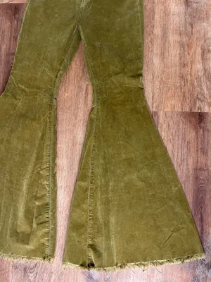 Free People We The Free Just Float On Cord Flare Pants, Velvet Corduroy thumbnail 13