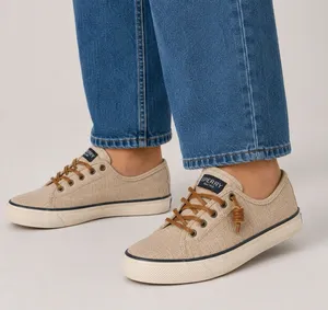 Sperry Top-Sider Canvas Boat Shoes Sneakers Lace Up Casual Size 6 thumbnail 1
