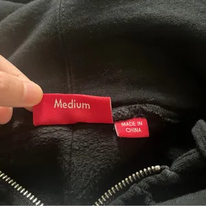 Supreme Reverse Patchwork Zip Up Hooded Sweatshirt thumbnail 7