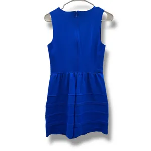 Madewell Sleeveless Mini Dress Womens Small Blue Pintuck Tiered‎ Fit Flare 39144 thumbnail 2