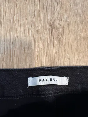 Pacsun Black Denim Jean Shorts thumbnail 3