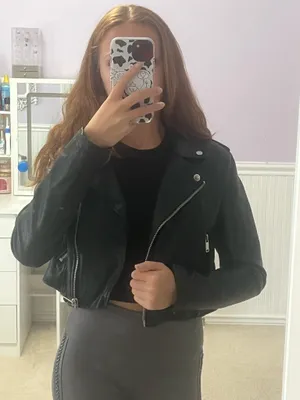 Faux Leather Jacket Forever 21 thumbnail 1