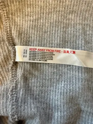 Free People Ribbed V-Neck Tank Top in Heather Gray thumbnail 4